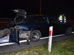 Trzy auta zderzyły się na A4, sprawca zapłaci 1000 zł mandatu