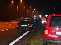 Trzy auta zderzyły się na A4, sprawca zapłaci 1000 zł mandatu
