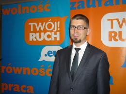 Jarosław Pilc został dziś wybrany przewodniczącym zarządu wojewódzkiego Twojego Ruchu.