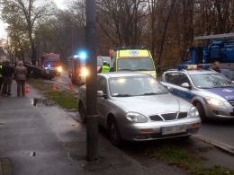 Kierowca chryslera dachował na ul. Wrocławskiej