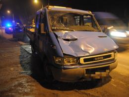Kierowca iveco śmiertelnie potrącił pieszego i uciekł z miejsca zdarzenia