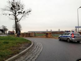 Bele słomy zablokowały ruch na drodze krajowej nr 94