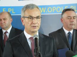 Na otwarcie basenu przyjechał Minister Sportu i Turystyki Andrzej Biernat.