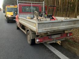Zderzenie trzech samochodów w Walidrogach