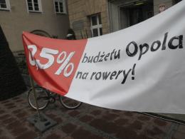 Opolscy cykliści żądają dofinansowania inwestycji rowerowych