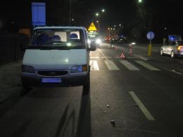 60-latka potrącona na przejściu dla pieszych