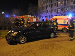 Wypadek na rondzie w Opolu, dwie osoby ranne