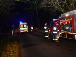 36-latka dachowała volkswagenem passatem