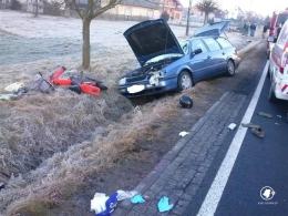 Motorowerzysta śmiertelnie potrącony w Wierzbiu