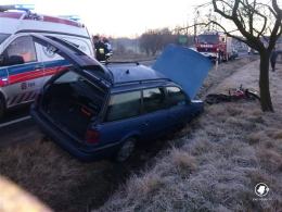 Motorowerzysta śmiertelnie potrącony w Wierzbiu