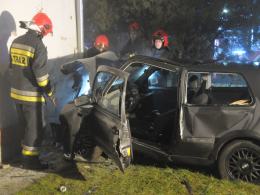 Wypadek spowodował 19-letni kierowca golfa.