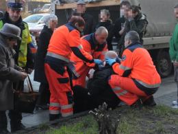 Małżeństwo potrącone na pasach w centrum Opola