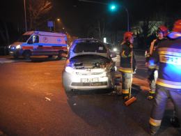 Wypadek na ul. Piastowskiej, kobieta trafiła do szpitala