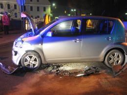 Wypadek na ul. Piastowskiej, kobieta trafiła do szpitala