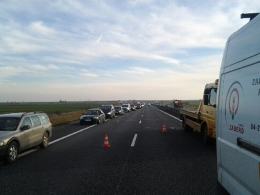Zderzenie 4 samochodów na A4. Kierowcy utknęli w korku.