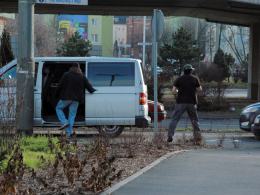 Akcja CBŚ i antyterrorystów na opolskim rondzie