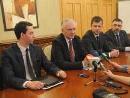 Jarosław Gowin w Opolu. Krytyka premiera, obietnice dla przedsiębiorców.