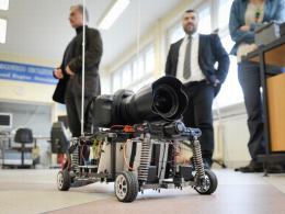 Kolejny robot na Politechnice Opolskiej. Zobacz, co potrafi "Kameleon".