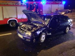 Wymusił pierwszeństwo na skrzyżowaniu, uderzył w lawetę