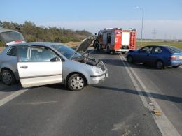 Kolejny wypadek podczas zawracania na obwodnicy