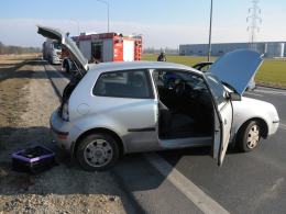 Kolejny wypadek podczas zawracania na obwodnicy