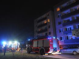 Pożar w bloku na Zaodrzu, strażacy ewakuowali mieszkańców