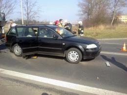 Trzy samochody zderzyły się na ul. Strzeleckiej