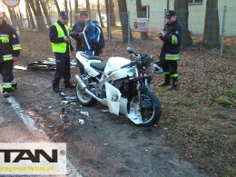 Dwa motocykle i dwa samochody zderzyły się w Kędzierzynie-Koźlu