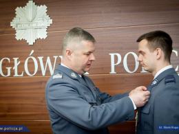 Komendant Główny Policji odznaczył Opolanina za odwagę