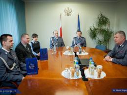 Komendant Główny Policji odznaczył Opolanina za odwagę