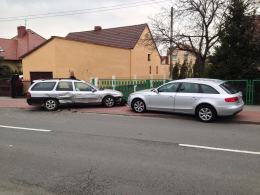 Spowodował wypadek podczas cofania