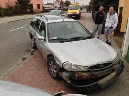Spowodował wypadek podczas cofania