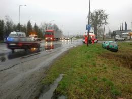 Próbował uniknąć zderzenia, wylądował w rowie