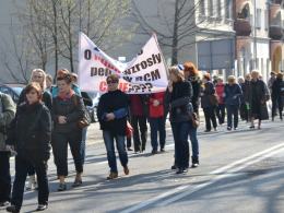 Pielęgniarki wyszły protestować na ulice Brzegu