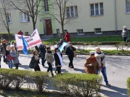 Pielęgniarki wyszły protestować na ulice Brzegu