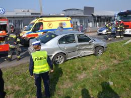 16-latek ranny w zderzeniu dwóch samochodów