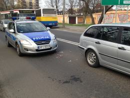Policyjny radiowóz zderzył się z BMW