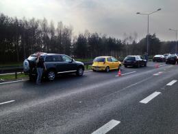 9 pojazdów zderzyło się na autostradzie
