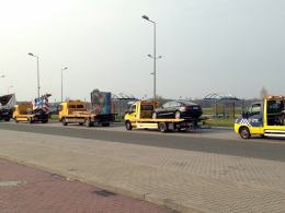 9 pojazdów zderzyło się na autostradzie