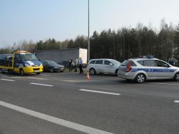 9 pojazdów zderzyło się na autostradzie