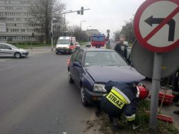 Zderzenie na skrzyżowaniu podczas awarii sygnalizacji