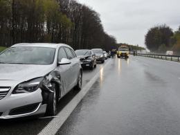Karambol 8 samochodów na autostradzie A4