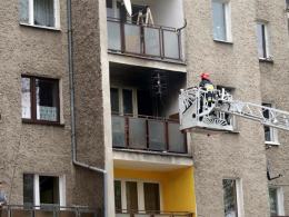 Pijany mężczyzna spowodował pożar w mieszkaniu