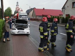 Zderzenie czterech samochodów w Łosiowie