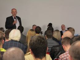 Korwin-Mikke w Opolu: żyjemy w ustroju niewolniczym