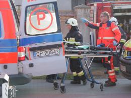 Cztery osoby ranne w pożarze domu w Opolu-Gosławicach