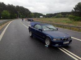 Kierowca BMW ranny w wypadku pod Ozimkiem