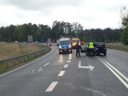 Kierowca BMW ranny w wypadku pod Ozimkiem