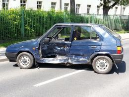 Trzy osoby zostały ranne w wypadku na Zaodrzu
