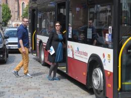 Opolanie zwiedzali eurobusem unijne inwestycje